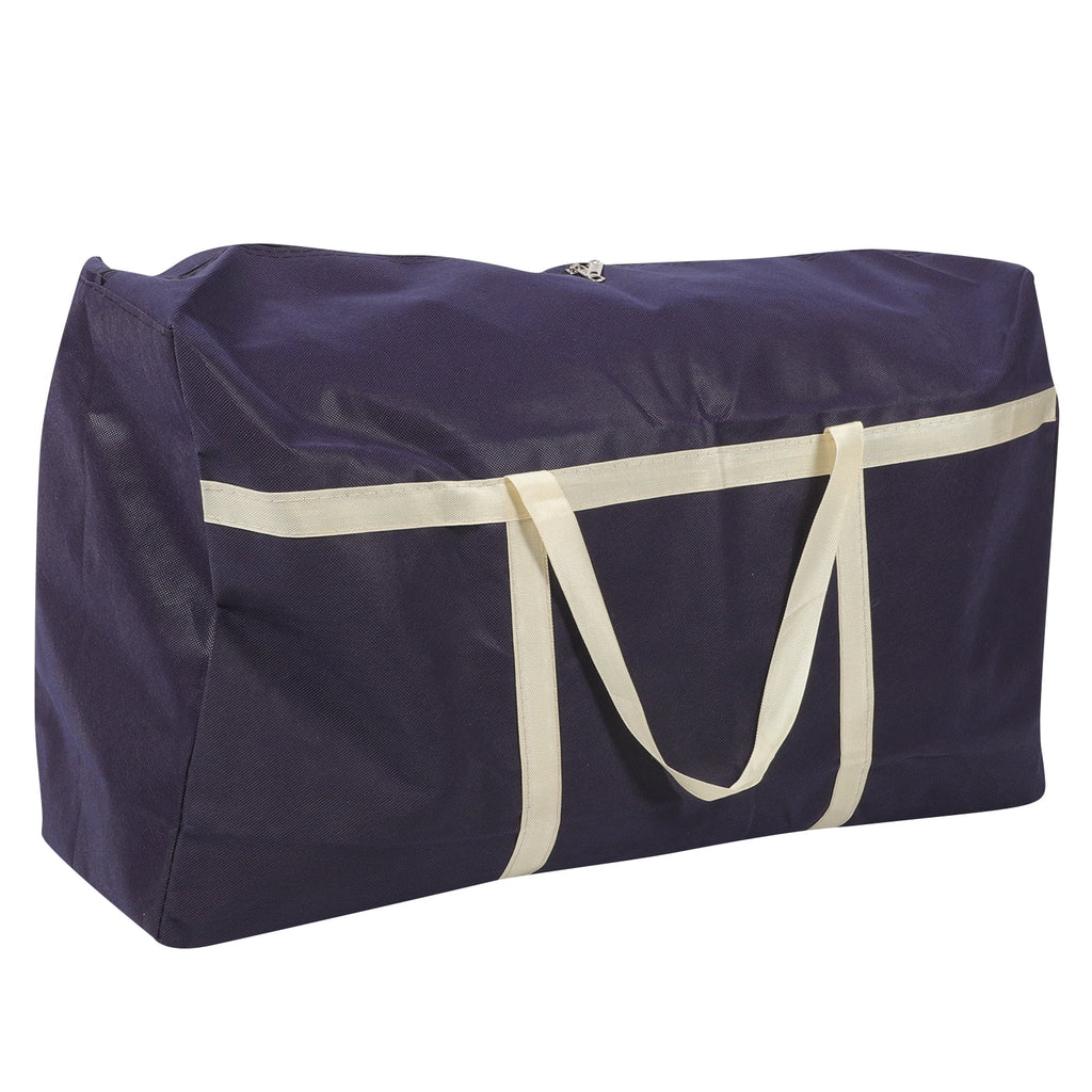 Masteelf 1Pack Travel Packing Organizers Dark Blue Cloth Non-Woven Fabric Large Capacity Zipper Design For Men And Women