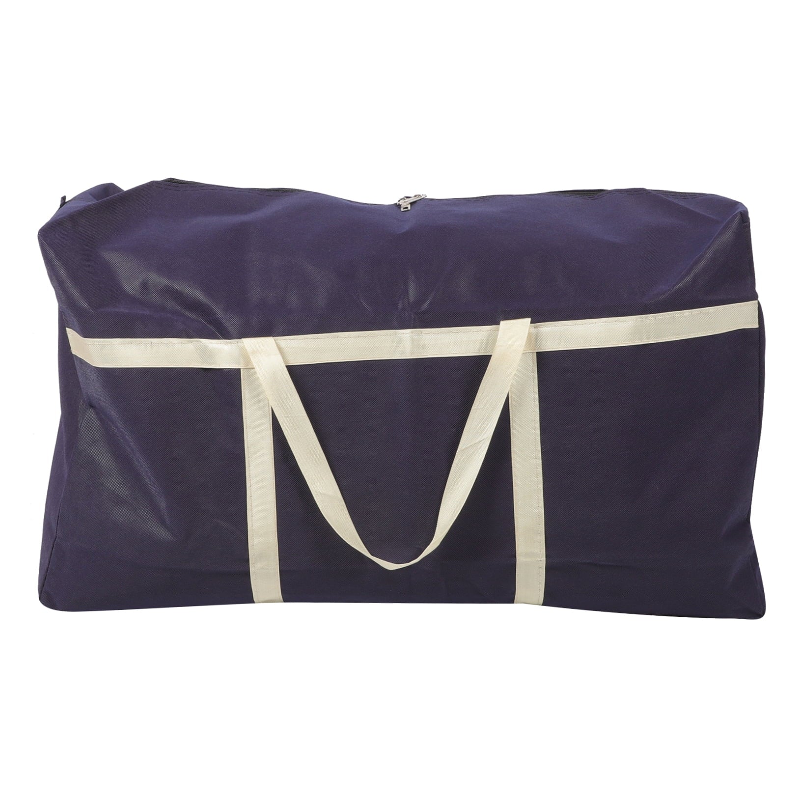 Masteelf 1Pack Travel Packing Organizers Dark Blue Cloth Non-Woven Fabric Large Capacity Zipper Design For Men And Women