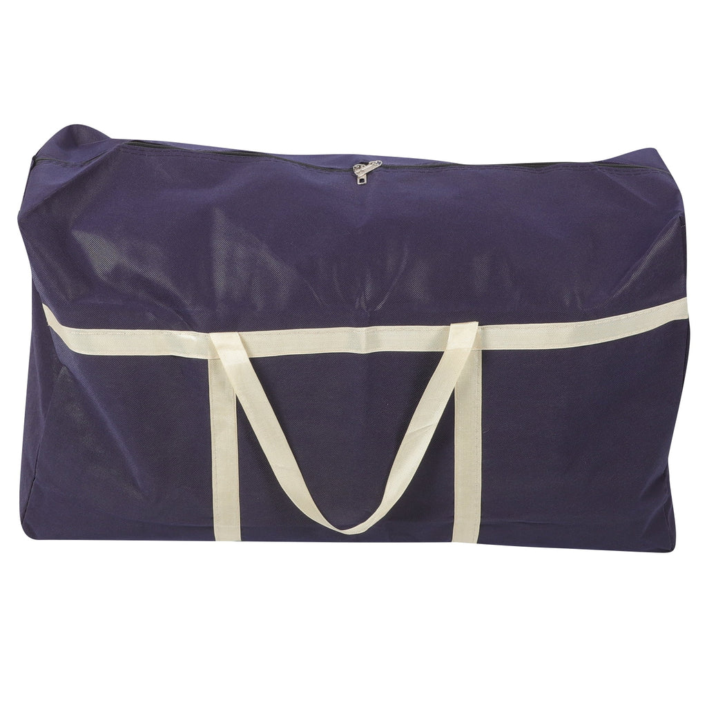 Masteelf 1Pack Travel Packing Organizers Dark Blue Cloth Non-Woven Fabric Large Capacity Zipper Design For Men And Women