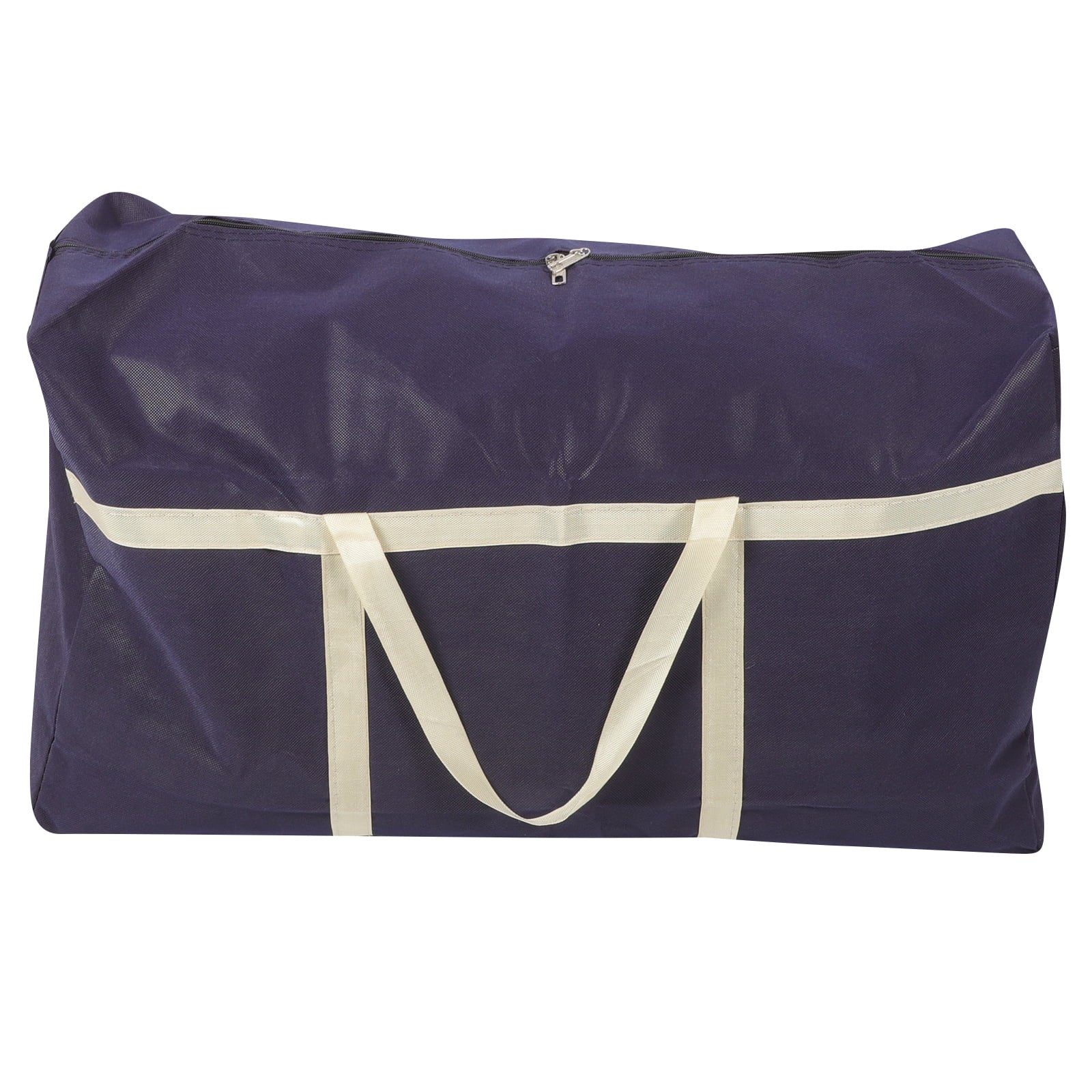 Masteelf 1Pack Travel Packing Organizers Dark Blue Cloth Non-Woven Fabric Large Capacity Zipper Design For Men And Women