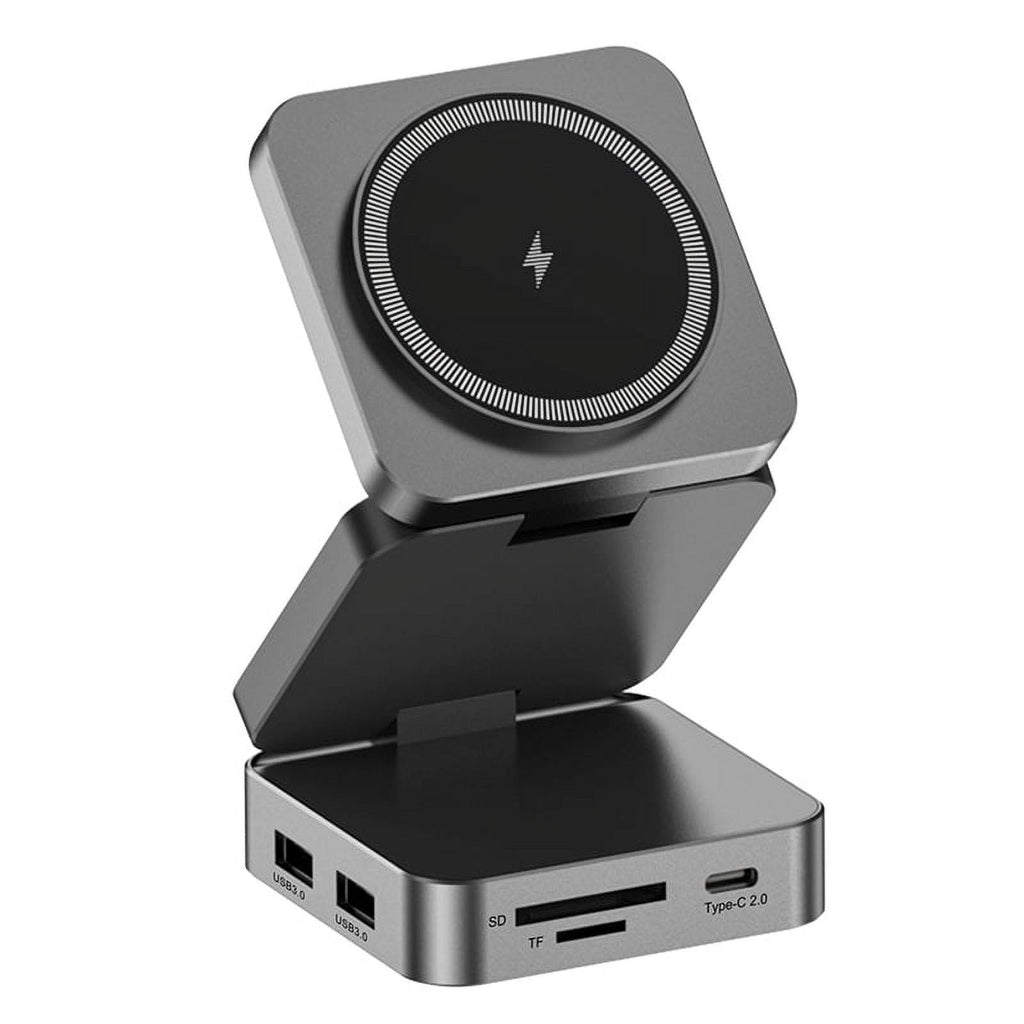 10 in 1 Docking Station Aluminum Alloy Magnetic Suction Charging Hub