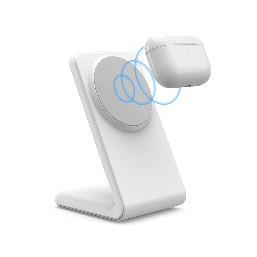 Wireless Charger for MagSafe,Minimalism Magnetic Dock Stand 15W Fast Charging for iPhone 16 15 14 13 12 Pro Max Mini Plus