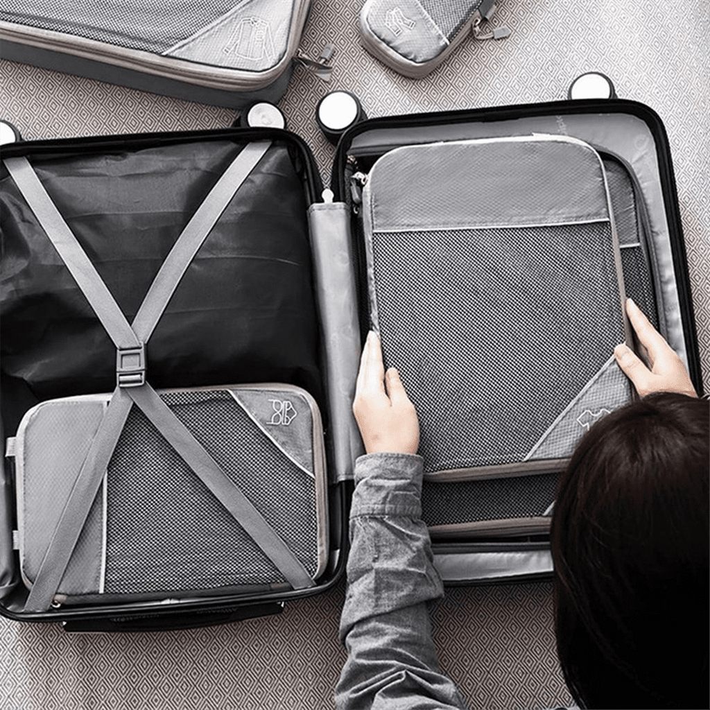 6PCS Compressed Packing Cubes Set, Portable Luggage Organizers, Ideal for Compressed Packing &amp; Suitcase Organization,6 * Travel Packing Cubes,As Shown