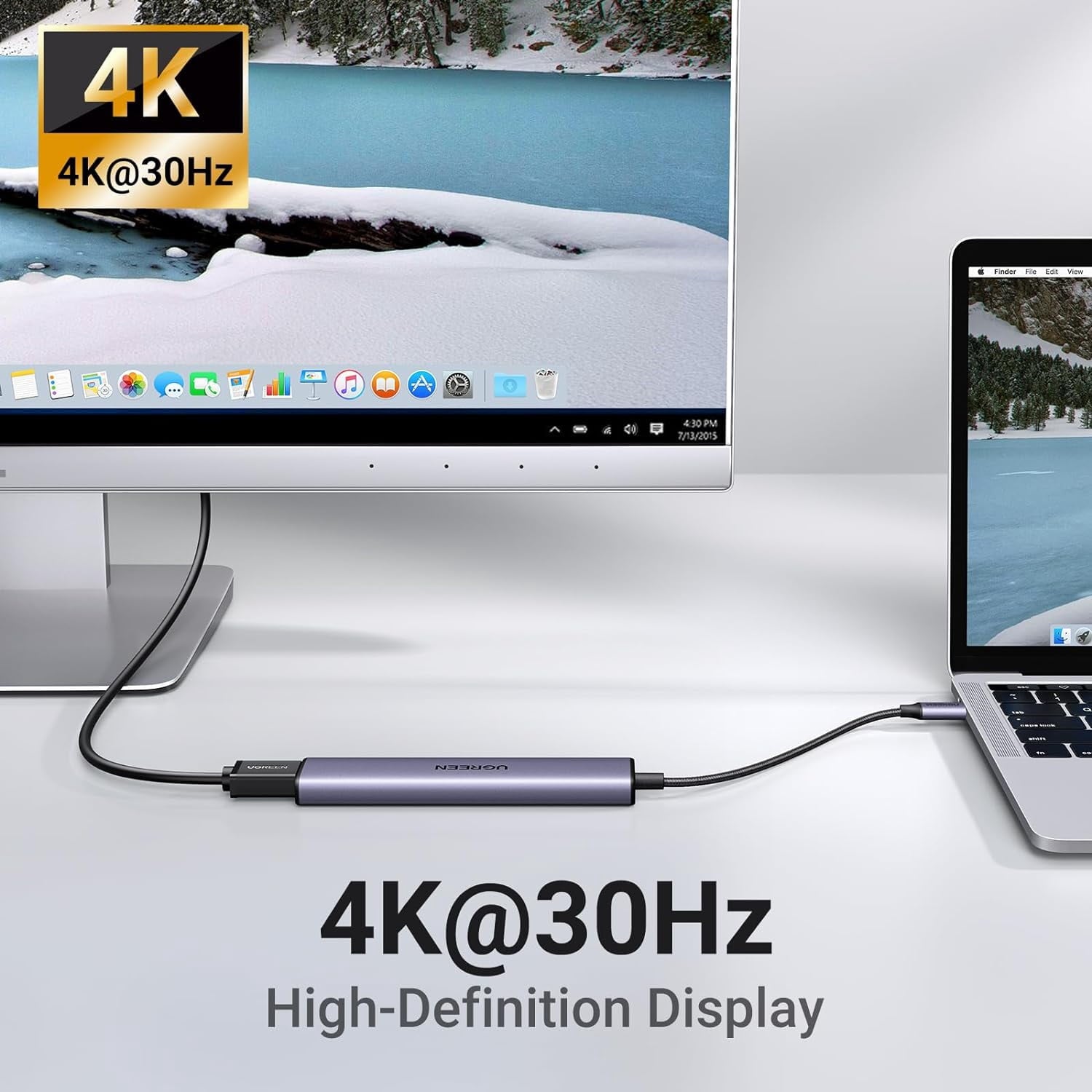 USB C Hub 5 in 1 Multiport Adapter Revodok 105 4K HDMI, 100W Power Delivery, 3 USB-A Data Ports, USB C Dongle for MacBook Pro/Air, iPad Pro, iMac, iPhone 16 Pro/Pro Max, XPS, Thinkpad