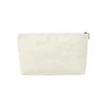 White Paper Storage Bag, Travel Toiletries Organizer Bag, Portable Waterproof Zipper Cosmetic Bag