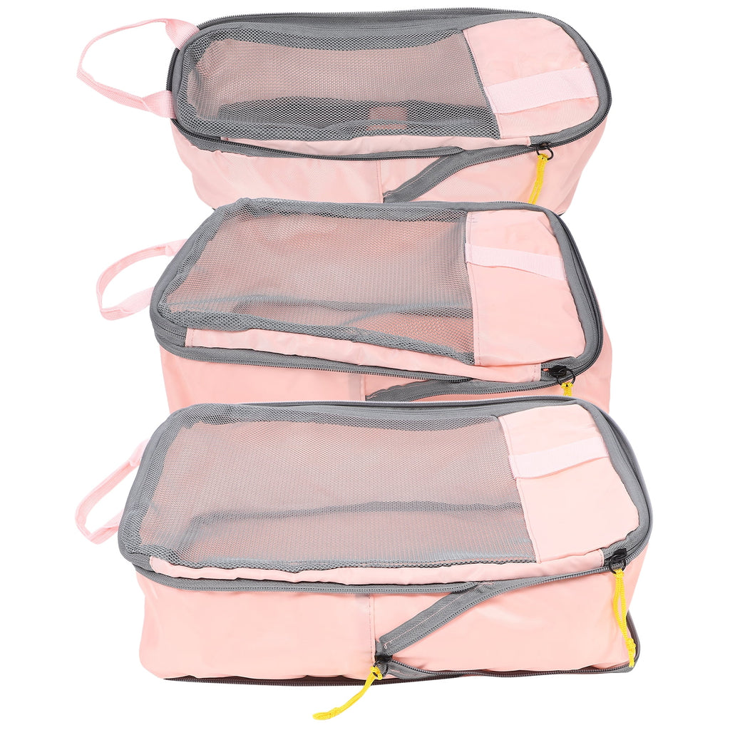 Travel Storage Bag Compression Cubes for Luggage Bags Packing 3 Pcs Three Piece Suit Backpack Oxford Cloth