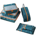 7 Pieces Set Travel Organizer Storage Bags Suitcase Portable Luggage Organizer Clothes Shoe Tidy Pouch Packing Set , 1