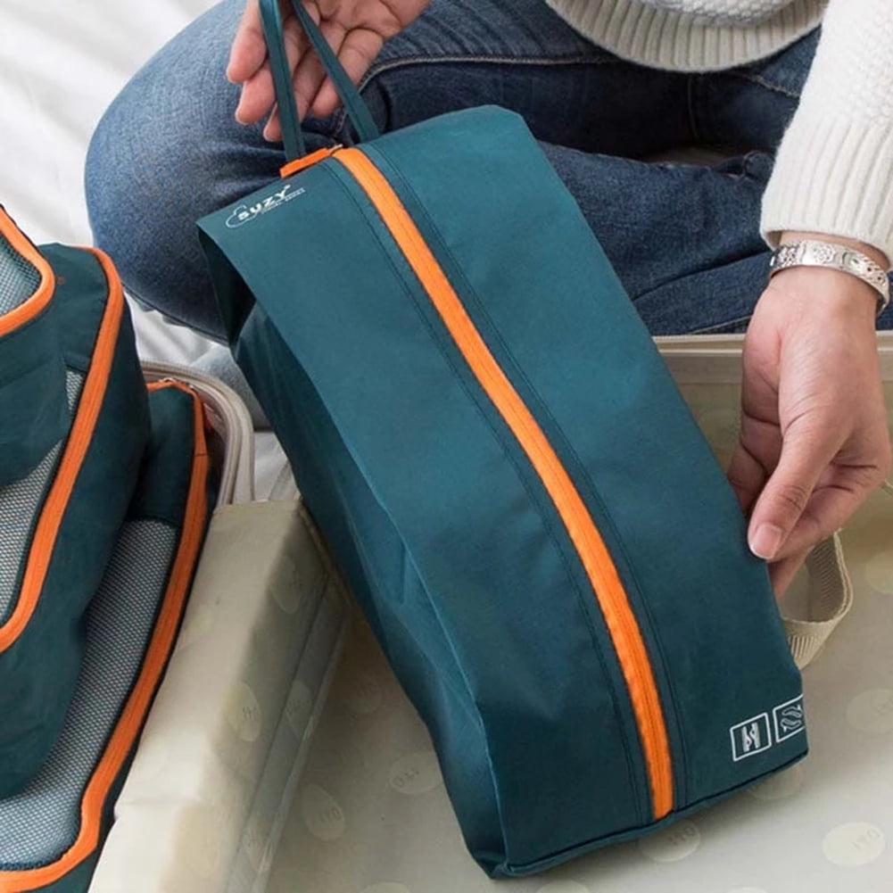 7 Pieces Set Travel Organizer Storage Bags Suitcase Portable Luggage Organizer Clothes Shoe Tidy Pouch Packing Set , 1