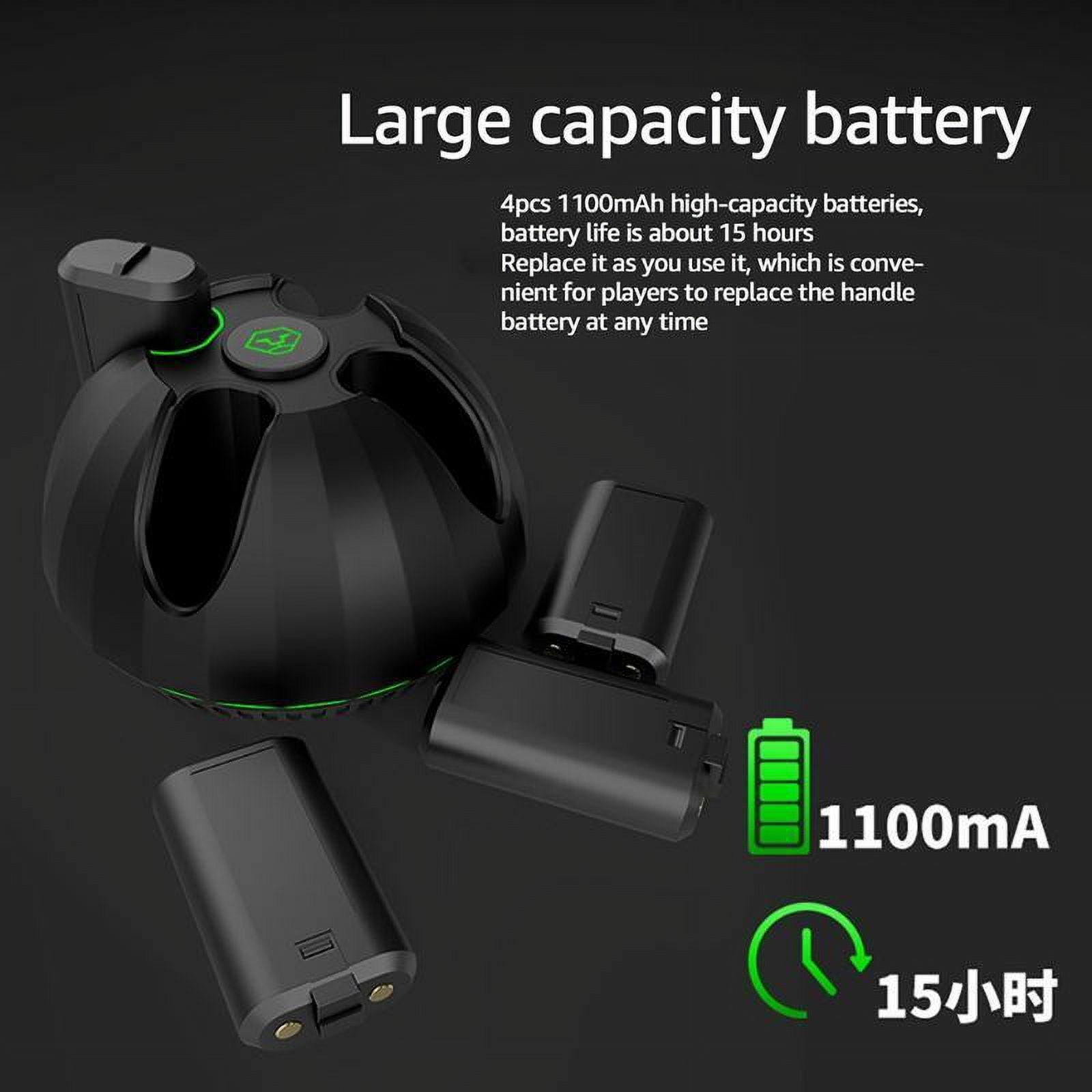 4 in 1 Controller Quick Charging Dock Station with 4x1100mAh Battery Pack for XB