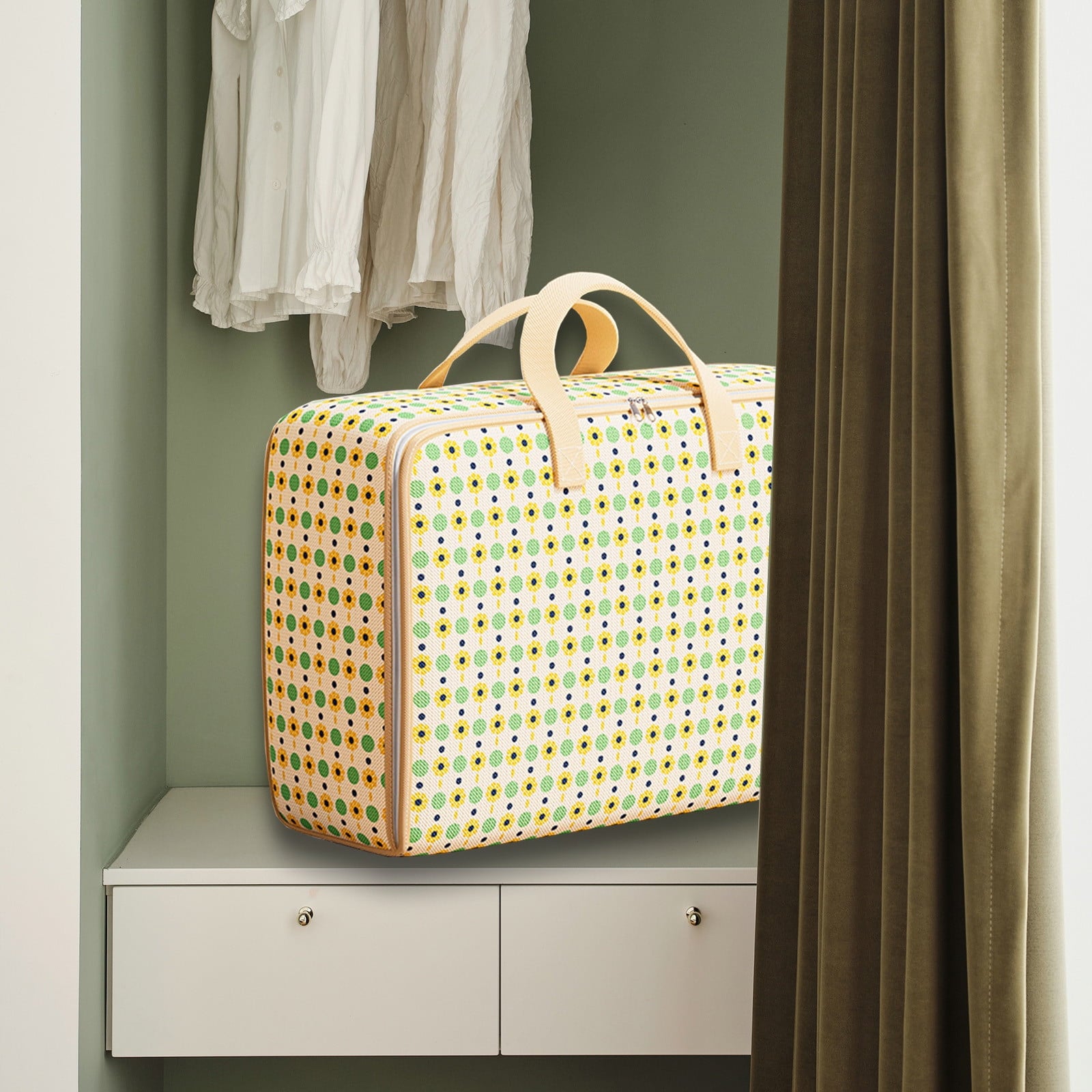 Clothing Storage Bags, Large-Capacity Quilt Moving Packing Bags, Travel Essential Organizers for Bedding and Blankets, Household Storage Wonders with Reinforced Handles