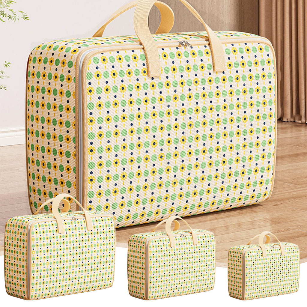 Clothing Storage Bags, Large-Capacity Quilt Moving Packing Bags, Travel Essential Organizers for Bedding and Blankets, Household Storage Wonders with Reinforced Handles