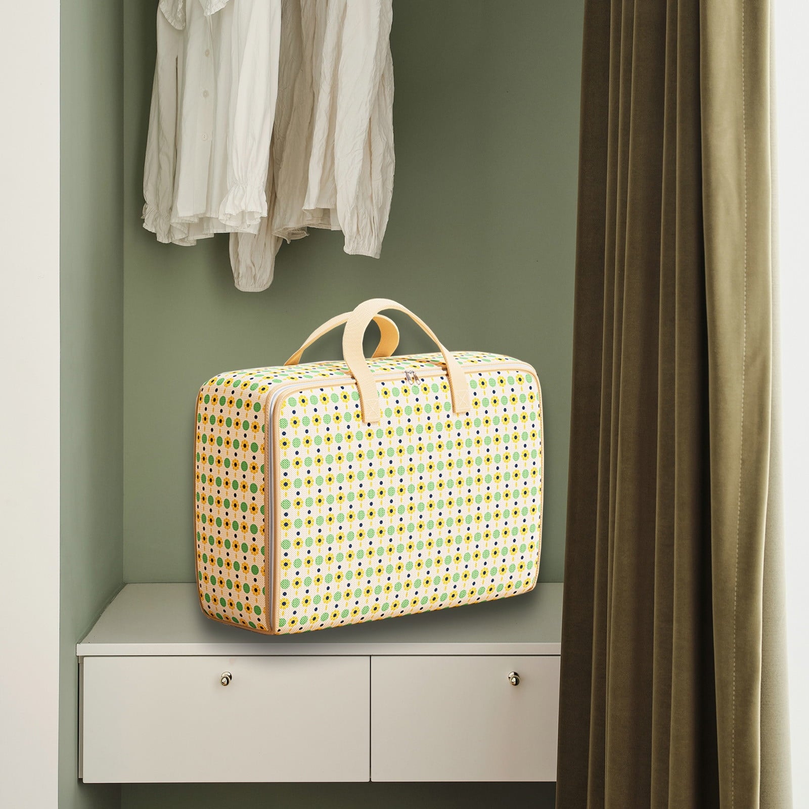 Clothing Storage Bags, Large-Capacity Quilt Moving Packing Bags, Travel Essential Organizers for Bedding and Blankets, Household Storage Wonders with Reinforced Handles