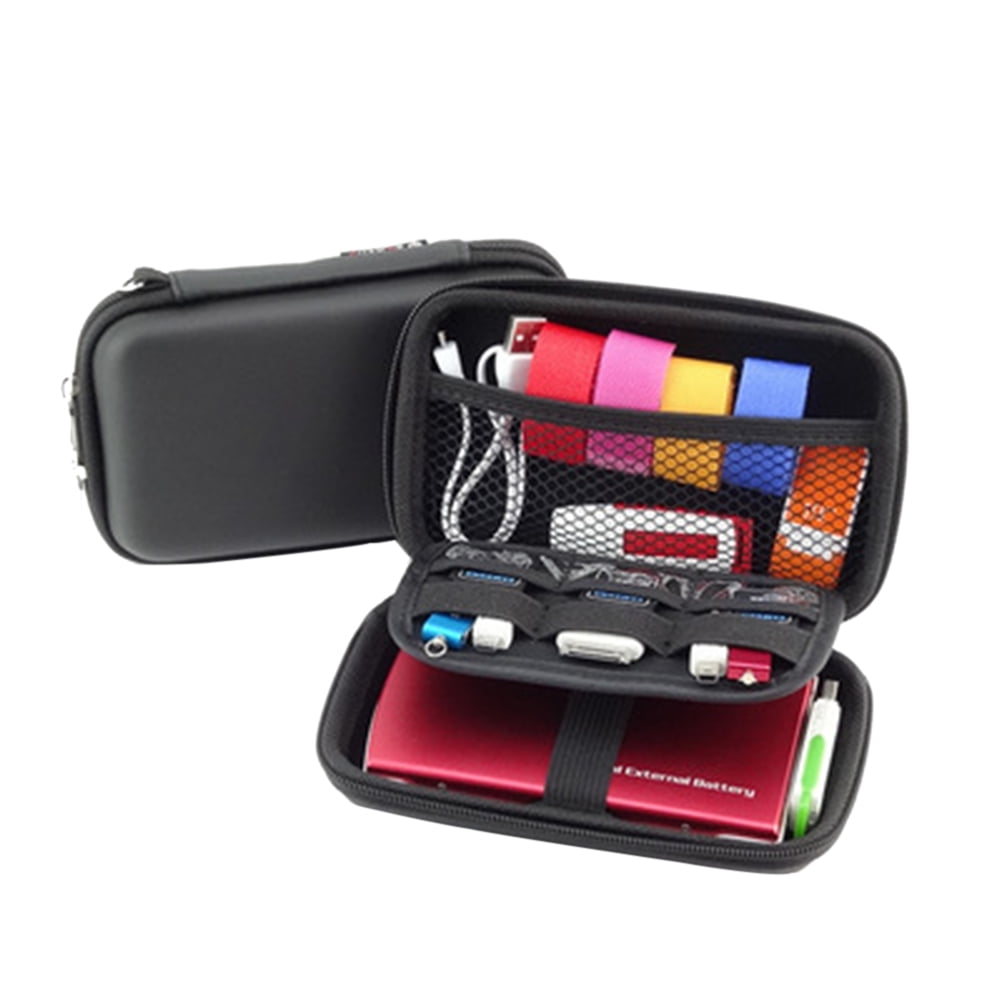 3-Compartment Accessories Storage Bag Organizer for Travel, Electronics, and Daily Use