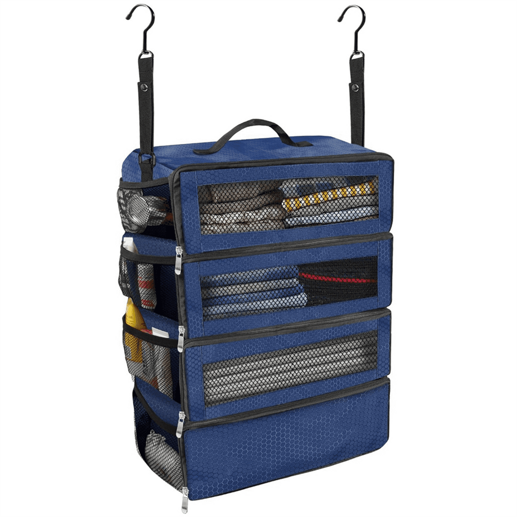 Waterproof Suitcase Clothing Organizers Travel Packing for Traveler and Students Luggage Packing Organizers Blue,1 * Suitcase Clothing Organizers,Blue