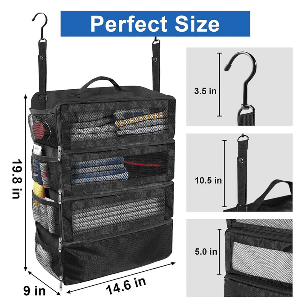 Waterproof Suitcase Clothing Organizers Travel Packing for Traveler and Students Luggage Packing Organizers Blue,1 * Suitcase Clothing Organizers,Blue