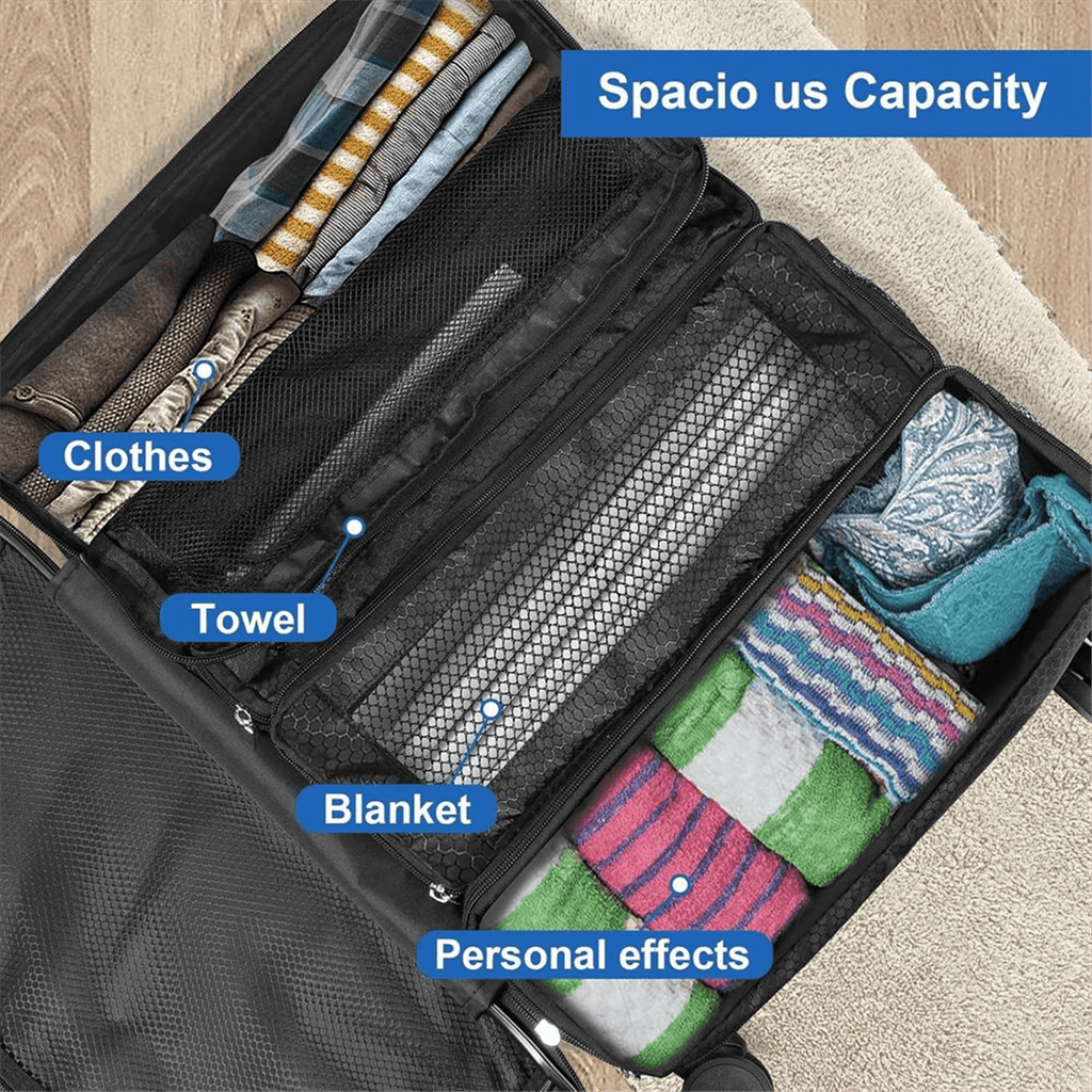 Waterproof Suitcase Clothing Organizers Travel Packing for Traveler and Students Luggage Packing Organizers Blue,1 * Suitcase Clothing Organizers,Blue