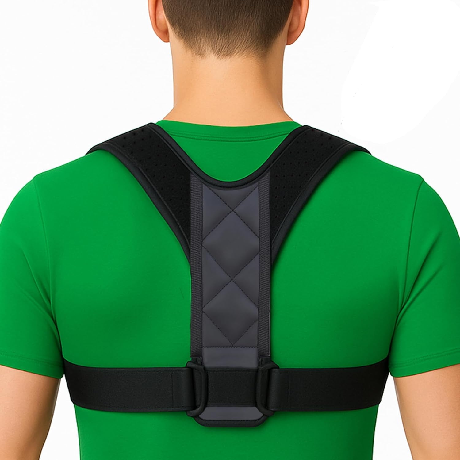Back Brace Posture Corrector for Men and Women - Invisible &amp; Mesh Breathable Upper Back Brace - Adjustable Back Straightener - Relieve Shoulder, Neck &amp; Back Pain, S(28-37inch)/ L(38-48inch) 1PCS